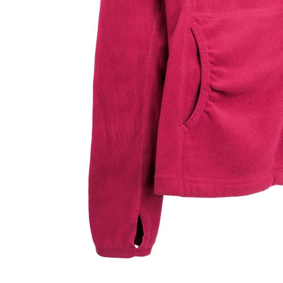 The North Face Polartec Raspberry Pink Full Zip Hooded Jacket Small - Picture 5 of 13